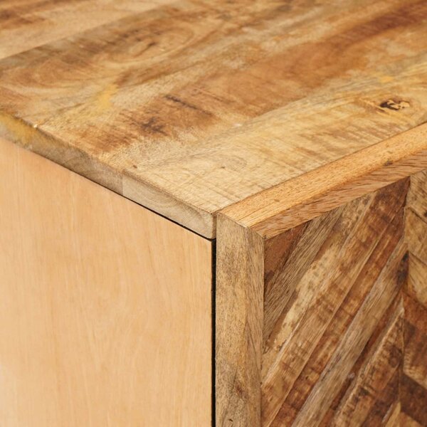 VidaXL Tároló szekrények Barna 105 x 33,5 x 46 cm Tömör Mangófát