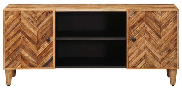 VidaXL Tároló szekrények Barna 105 x 33,5 x 46 cm Tömör Mangófát