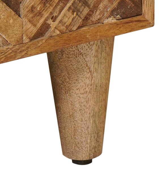 VidaXL Tároló szekrények Barna 105 x 33,5 x 46 cm Tömör Mangófát