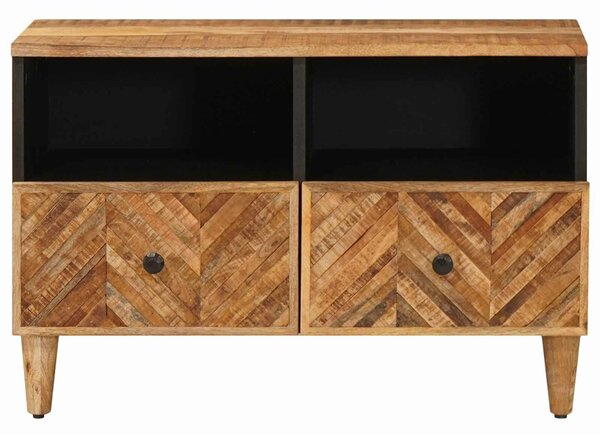 VidaXL Tároló szekrények Barna 70 x 33,5 x 46 cm Tömör Mangófát