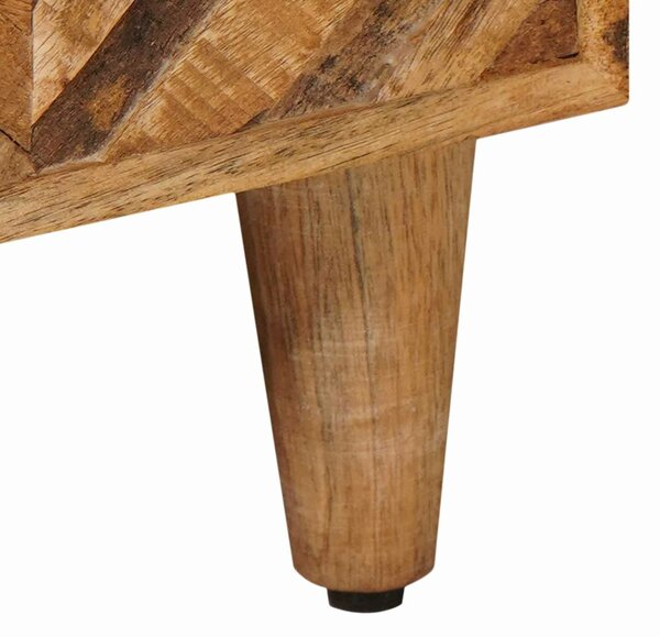 VidaXL Tároló szekrények Barna 70 x 33,5 x 46 cm Tömör Mangófát