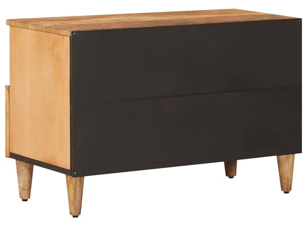 VidaXL Tároló szekrények Barna 70 x 33,5 x 46 cm Tömör Mangófát