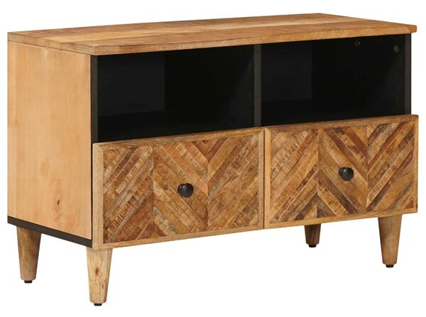 VidaXL Tároló szekrények Barna 70 x 33,5 x 46 cm Tömör Mangófát
