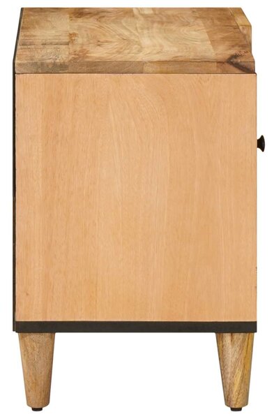 VidaXL Tároló szekrények Barna 80 x 31,5 x 46 cm Tömör Mangófát