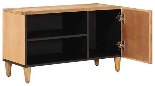 VidaXL Tároló szekrények Barna 80 x 31,5 x 46 cm Tömör Mangófát