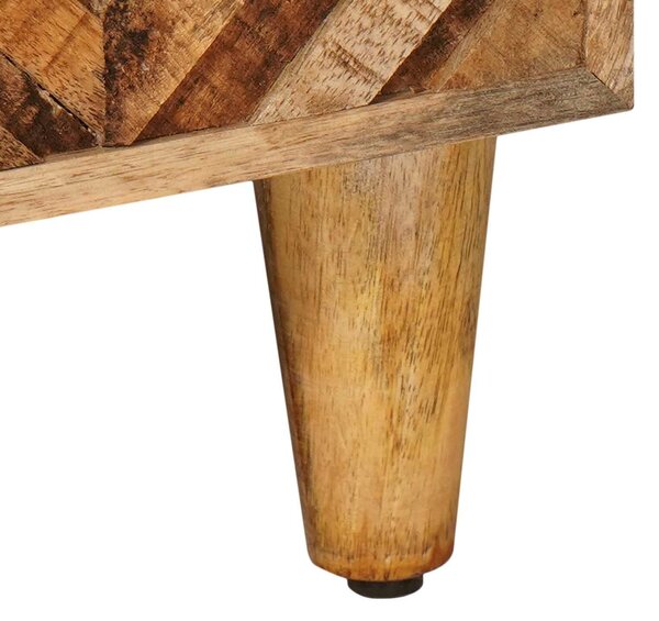 VidaXL Tároló szekrények Barna 80 x 31,5 x 46 cm Tömör Mangófát