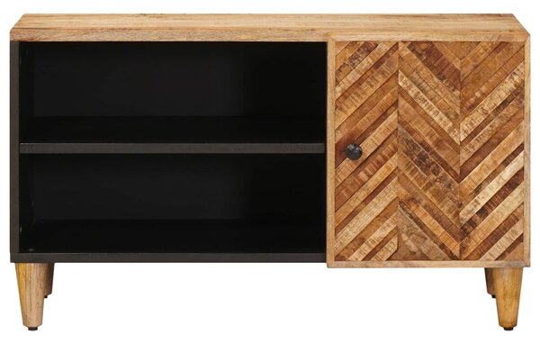 VidaXL Tároló szekrények Barna 80 x 31,5 x 46 cm Tömör Mangófát