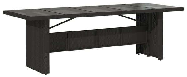 VidaXL Polyrattan Kerti Bútor - 11 részes Bisztró készlet