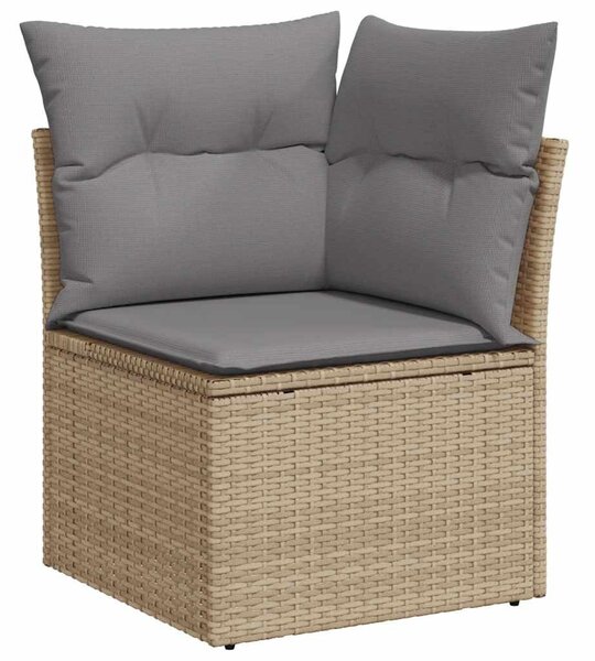 VidaXL Polyrattan Kerti Ülőgarnitúra - 6 részes - Bézs