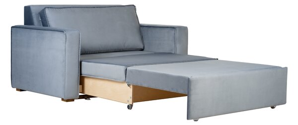 Knopp egyszemélyes ággyá alakítható kanapé ágyneműtartóval (Caleido Light Gray :Caleido/Light Gray)