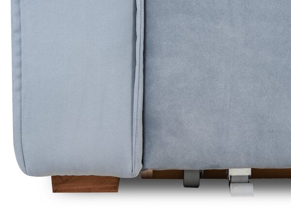 Knopp egyszemélyes ággyá alakítható kanapé ágyneműtartóval (Caleido Light Gray :Caleido/Light Gray)