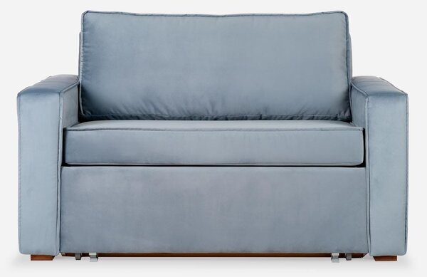 Knopp egyszemélyes ággyá alakítható kanapé ágyneműtartóval (Caleido Light Gray :Caleido/Light Gray)