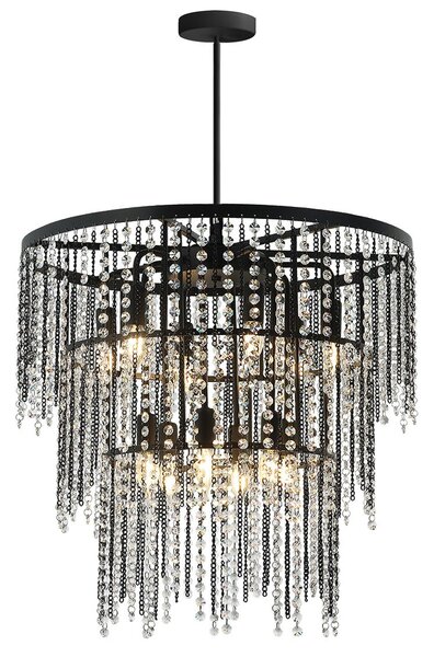 Mennyezeti lámpa Cristal APP1314-CP Black