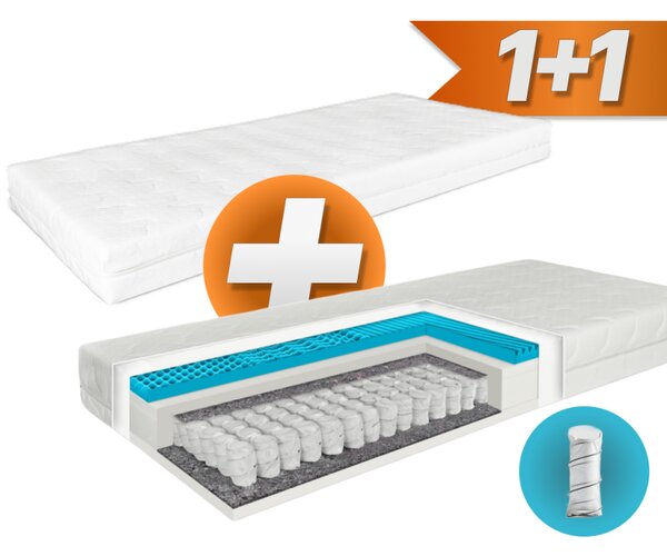 EMI Memory Spring rugós matrac 90×200 cm 1+1 INGYEN