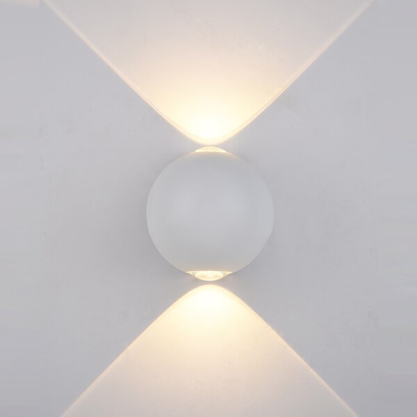 Carsoli LED fali lámpa, fehér, 140 Lm/3000 K