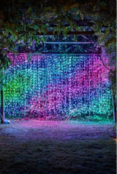 Twinkly Curtain 150cm RGB-AWW 210LED kombinált LED fényfüggöny