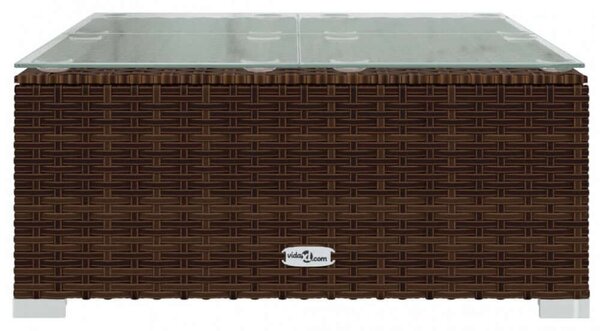 VidaXL Polyrattan Kerti Ülőgarnitúra - 7 részes - Barna