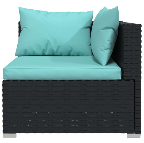 VidaXL Polyrattan Kerti Ülőgarnitúra - 6 részes