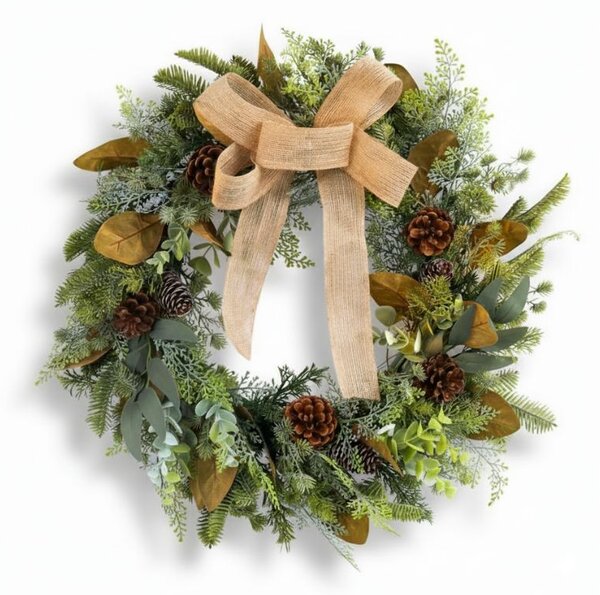 Karácsonyi ajtókoszorú WINTER GREEN Ø 45 cm