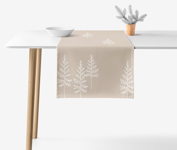 Goldea asztali futó - extra erős 100% pamut - északi fenyők 20x120 cm