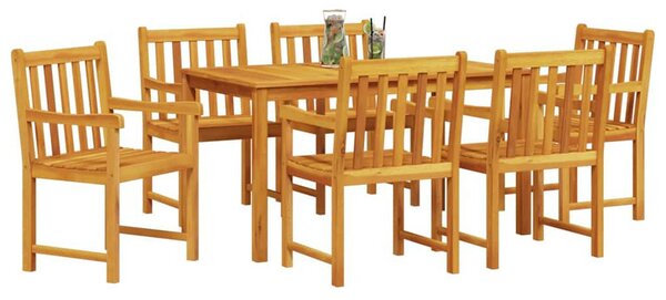 Kert étkező szett 7 pcs Barna Tömör Akácfa