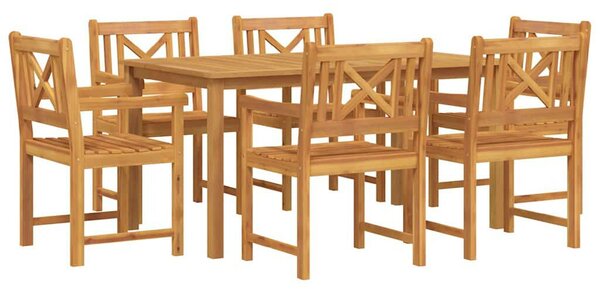 Kert étkező szett 7 pcs Barna Tömör Akácfa