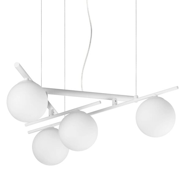 ATLAS modern csillár, fehér, négyes