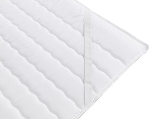 Franciaágy Boxspring Maddox (180x200) (öko-bőr Soft 011 + fekete)