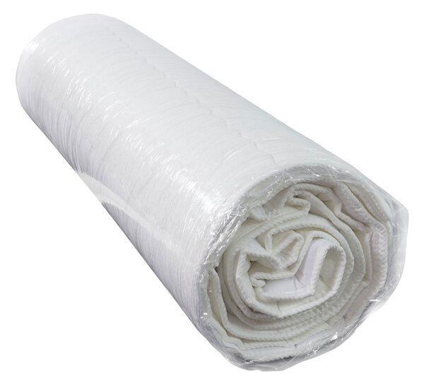 Franciaágy Boxspring Maddox (180x200) (öko-bőr Soft 011 + fekete)