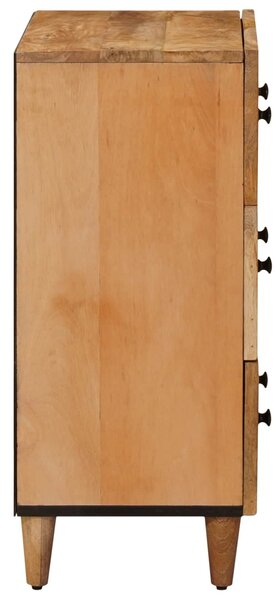 VidaXL Tároló szekrények Barna 60 x 33,5 x 75 cm Tömör Mangófát