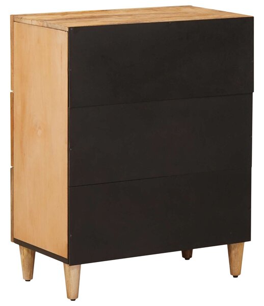 VidaXL Tároló szekrények Barna 60 x 33,5 x 75 cm Tömör Mangófát