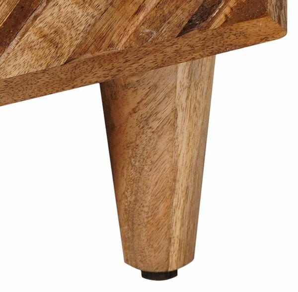 VidaXL Tároló szekrények Barna 60 x 33,5 x 75 cm Tömör Mangófát