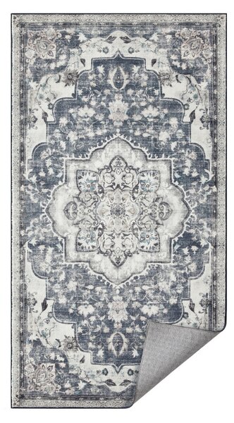 SONGMICS HOME Vintage Stílusú Szőnyeg Galambszürke Mosható Csúszásmentes 80 x 150 cm