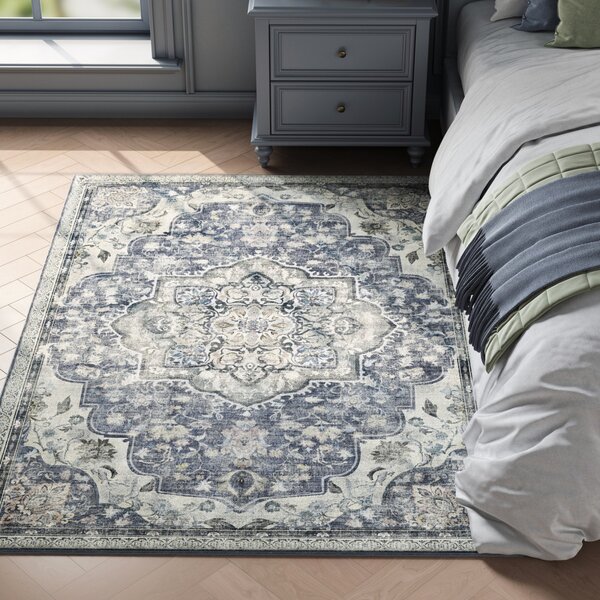 SONGMICS HOME Vintage Stílusú Szőnyeg Galambszürke 120 x 170 cm Csúszásmentes Mosható