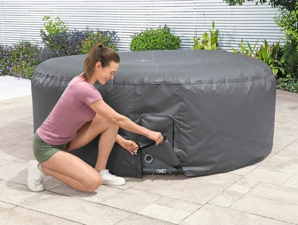 Bestway Takaró Szürke Ø216 x 80 cm PVC és POM
