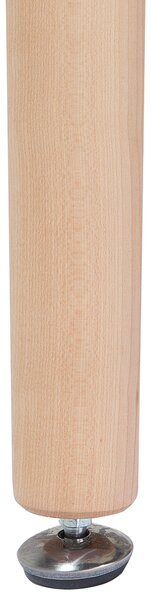 Étkezőasztal BOVIO Fekete 120 cm 120 cm
