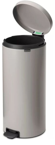 Brabantia Newicon 30 literes pedálos acél szemetes - Szürke