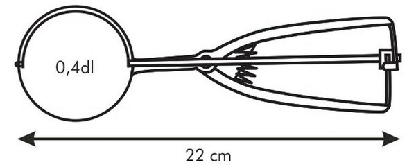 Tescoma PRESTO mechanikus adagoló, 5 cm