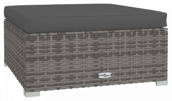VidaXL Polyrattan Kerti Ülőgarnitúra - 4 részes, Szürke
