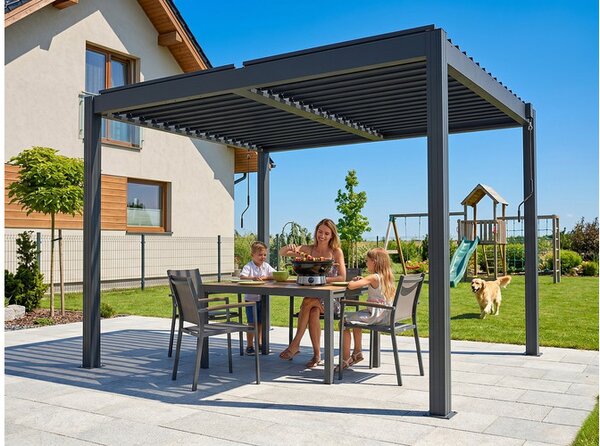 Bioklimatikus pergola LANITPLAST BASIC 3x2,5 m LG4288