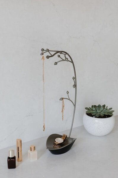 Orchid ezüstszínű ékszertartó állvány - Umbra