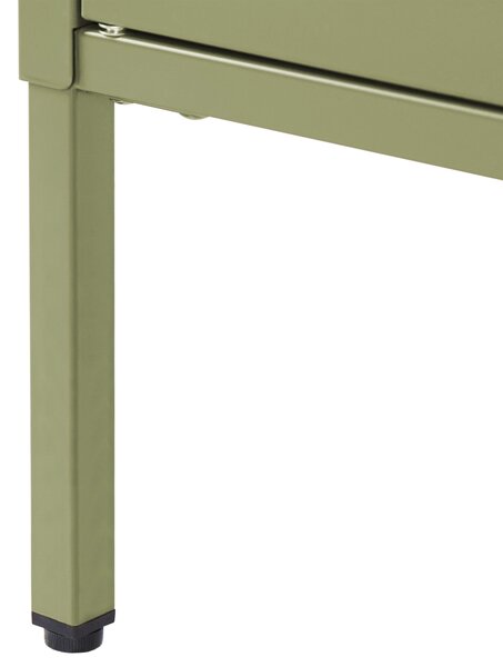 Vitrin SARRE Fém 90 cm Zöld