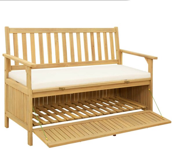 Tárolópad 2 -Seater 120 x 63 x 84 cm Négyszögletes