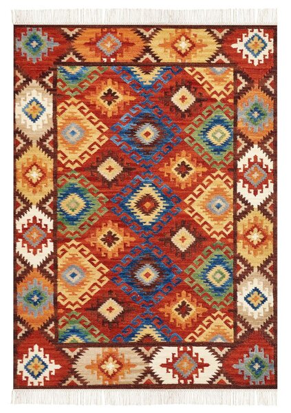Szőnyeg ZOVUNI Színes 200 x 300 cm Gyapjú Kilim