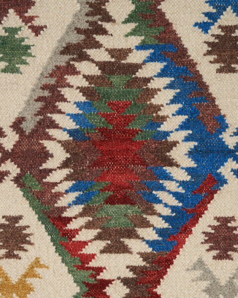 Szőnyeg AREVIK Színes 80 x 150 cm Gyapjú Kilim