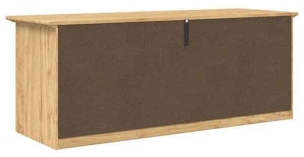 Előszoba pad BODO Méz barna 118 x 40 x 50 cm Szerelt Fa