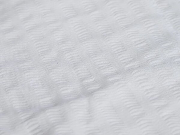 Krepp ágynemű szett DENYX BLEND világos krémszínű, hotel zseb + Jersey lepedő 90 x 200 cm szürkésbézs, egyszemélyes