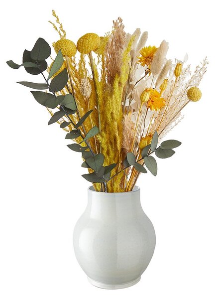 PAULA váza, fehér 25cm