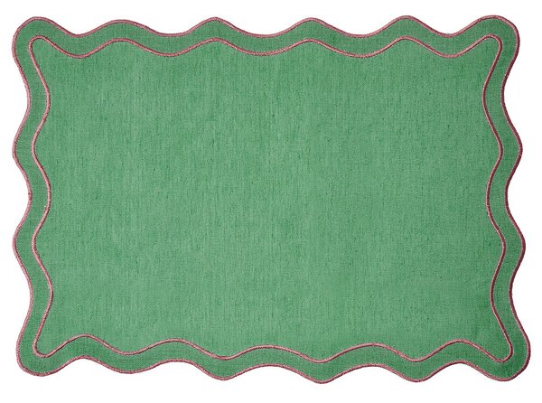 CHICHI étkezési alátét, zöld-piros 47 x 33cm
