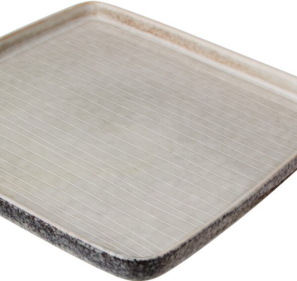HENLEY szögletes lapos tányér 21 x 19 cm